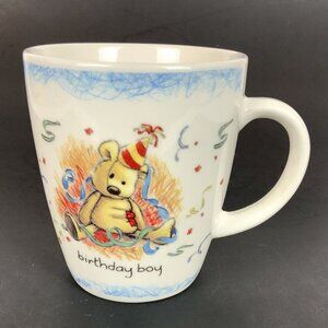 Newtons Law Gotta Getta Gund Ceramic Birthday Boy Mug Cup 12 Oz